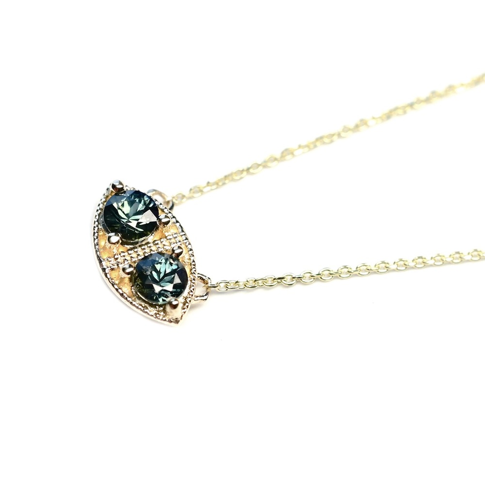Blue stone necklace